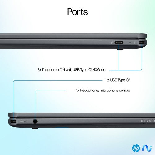 HP OmniBook Ultra Flip 14-fh0007na Copilot+ PC Intel Core Ultra 5 226V Laptop 35.6 cm (14") Touchscreen 3K 16 GB LPDDR5x-SDRAM 512 GB SSD Wi-Fi 7 (802.11be) Windows 11 Home Blue
