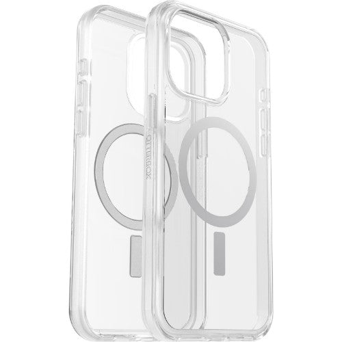 OtterBox Symmetry Series Clear for MagSafe for iPhone 15 Pro Max, Clear