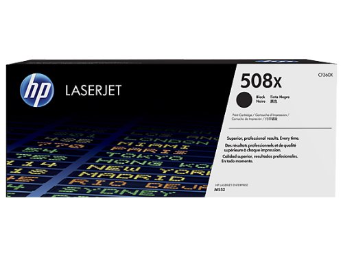 HP CF360X/508X Toner cartridge black, 12.5K pages ISO/IEC 19798 for HP CLJ M 552/E 55040