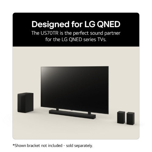 LG US70TY Black 3.1.1 channels 400 W