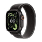 Apple Watch Ultra 3 GPS + Cellular 49mm Black Titanium Case with Black/Charcoal Trail Loop - S/M
