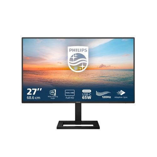 Philips 1000 series 27E1N1300AE/00 computer monitor 68.6 cm (27") 1920 x 1080 pixels Full HD LCD Black