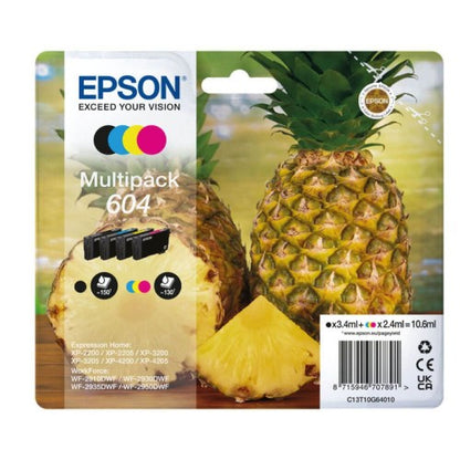 Epson C13T10G64010/604 Ink cartridge multi pack Bk,C,M,Y 150pg + 3x130pg Pack=4 for Epson XP-2200
