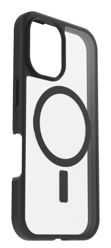 OtterBox React Series for MagSafe for Apple iPhone 16, Black Crystal