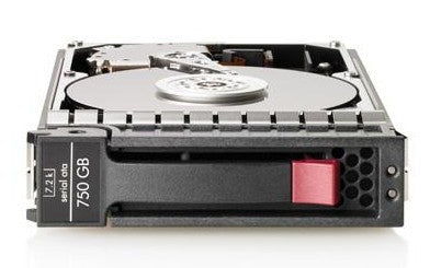 HPE 750GB, 3G, SATA, 7.2K rpm, LFF, 3.5-inch, Midline internal hard drive 7200 RPM 3.5" Serial ATA