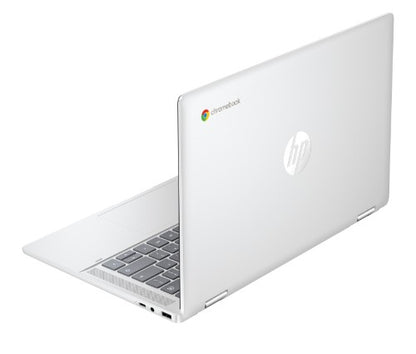HP Chromebook x360 14b-cd0002na Intel® N N100 35.6 cm (14") Touchscreen HD 4 GB LPDDR5-SDRAM 128 GB eUFS Wi-Fi 6 (802.11ax) ChromeOS Silver