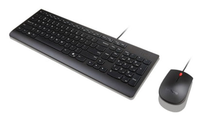 Lenovo KB MICE_BO Essencial WR KBMS GB A1 keyboard Mouse included Universal USB UK English Black