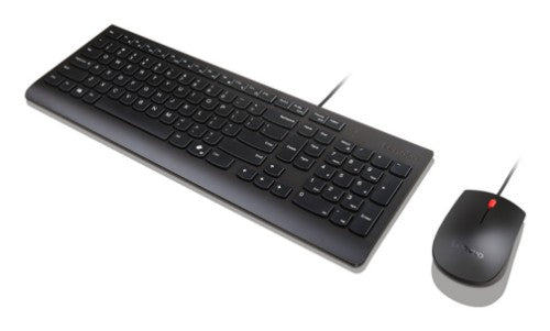 Lenovo 4X31R64446 keyboard Mouse included Universal USB Nordic Black