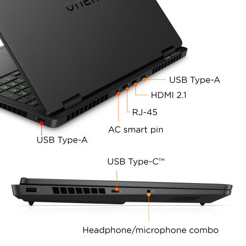 HP OMEN Gaming 16-am0301na Intel® Core™ i7 i7-14650HX Laptop 40.6 cm (16") 2K 24 GB DDR5-SDRAM 1 TB SSD NVIDIA GeForce RTX 5070 Wi-Fi 6E (802.11ax) Windows 11 Home Black