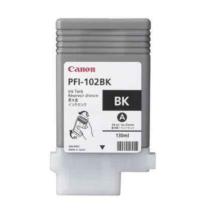 Canon 0895B001/PFI-102BK Ink cartridge black 130ml for Canon IPF 500/600/6000 S/700/750