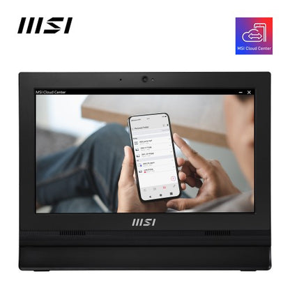 MSI Pro AP162T ADL Intel N100 All in One PC, (4GB RAM, 128GB SSD, Windows 11PRO), 15.6 Inch Single-Resistive touch Screen/UHD Graphics/Dual COM Port/LPT Port/Dual LAN/VGA/WiFi 5/BT 5.1/VESA/SD Card Reader
