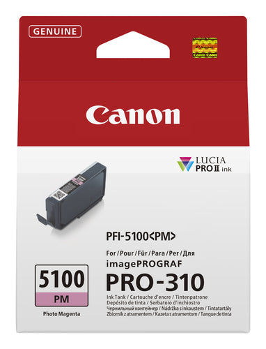 Canon 6957C001/PFI-5100PM Ink cartridge light magenta 430 Photos for Canon IPF PRO-310