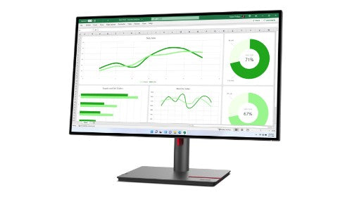 Lenovo ThinkVision P27q-30 computer monitor 68.6 cm (27") 2560 x 1440 pixels Quad HD LED Black