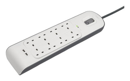 Belkin BSV804AF2M surge protector White 8 AC outlet(s) 2 m