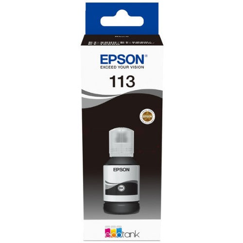 Epson C13T06B140/113 Ink bottle black, 7.5K pages 127ml for Epson ET-M 16600/5150/5800