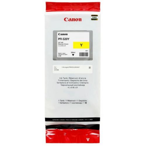 Canon 2893C001/PFI-320Y Ink cartridge yellow 300ml for Canon IPF GP-200/TM-200/TM-255