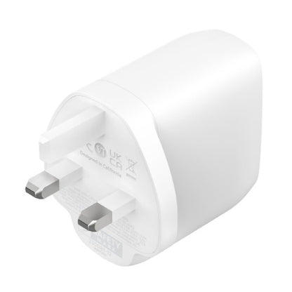 Belkin WCB010MYWH mobile device charger Universal White AC Fast charging Indoor