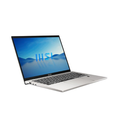 MSI Prestige 14 Evo B13M-244UK Intel® Core™ i5 i5-13500H Laptop 35.6 cm (14") Full HD+ 16 GB LPDDR5-SDRAM 512 GB SSD Wi-Fi 6E (802.11ax) Windows 11 Home Silver