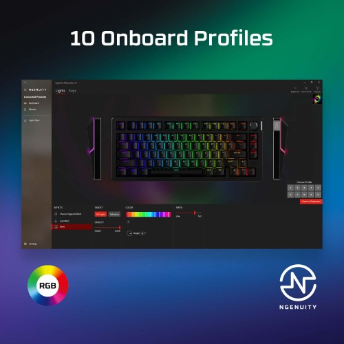 HyperX Alloy Rise 75 - Gaming Keyboards