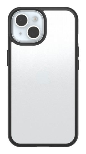 OtterBox React Series for iPhone 15, Black Crystal