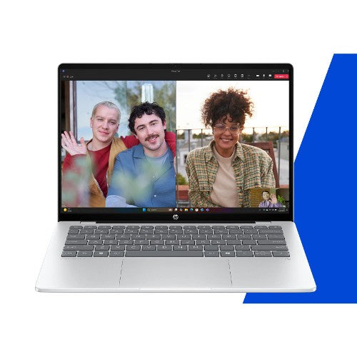 HP OmniBook 5 Laptop Next Gen AI 14-he0002na Copilot+ PC Qualcomm Snapdragon X1P-42-100 35.6 cm (14") 2K 32 GB LPDDR5x-SDRAM Wi-Fi 6E (802.11ax) Windows 11 Home Silver