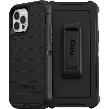 OtterBox Defender Series for Apple iPhone 12/iPhone 12 Pro, black - No retail packaging