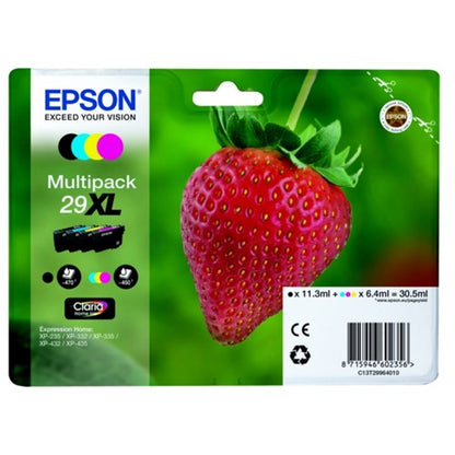 Epson C13T29964511/29XL Ink cartridge multi pack Bk,C,M,Y high-capacity for Easymail 11,3ml + 3x6,4ml Pack=4 for Epson XP 235/335
