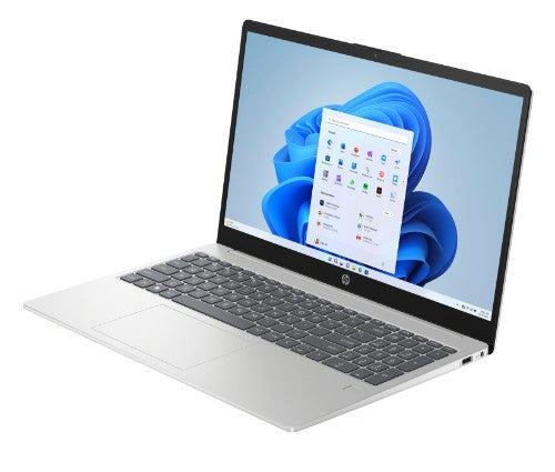 HP 15-fd0053na Intel® Core™ i7 i7-1355U Laptop 39.6 cm (15.6") Full HD 16 GB DDR4-SDRAM 512 GB SSD Wi-Fi 6 (802.11ax) Windows 11 Home Silver