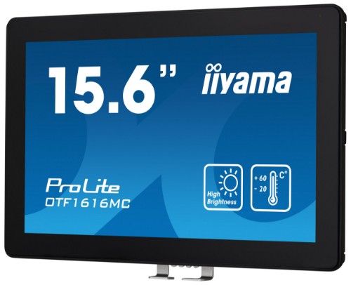 iiyama OTF1616MC-B1 computer monitor 39.6 cm (15.6") 1920 x 1080 pixels Full HD LCD Touchscreen Black