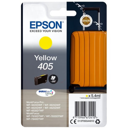 Epson C13T05G44010/405 Ink cartridge yellow, 300 pages 5.4ml for Epson WF-3820/7830