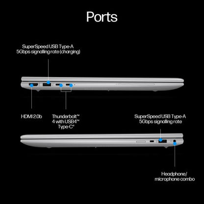 HP ZBook Firefly G11 Intel Core Ultra 7 155H Mobile workstation 40.6 cm (16") WUXGA 16 GB DDR5-SDRAM 1 TB SSD NVIDIA RTX A500 Wi-Fi 6E (802.11ax) Windows 11 Pro AI Workstation, AI PC Grey