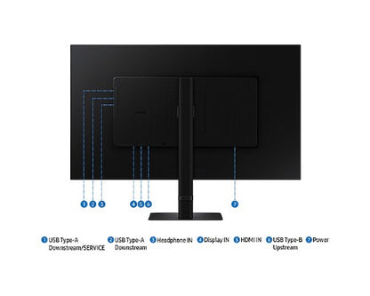 Samsung LS32D800EAU computer monitor 81.3 cm (32") 3840 x 2160 pixels 4K Ultra HD LCD Black