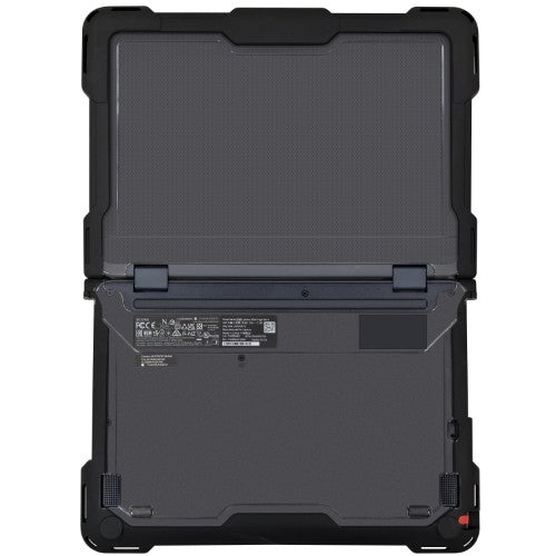 Techair TACHS006 Protective Hard Shell case for Lenovo 100e/100w/300e/300w 4th Gen Chromebook, 11.6 black/clear