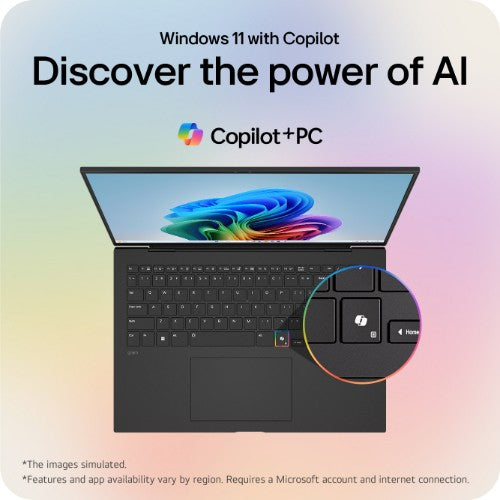 LG Gram 17Z90TL-G 17" Hybrid AI Copilot+ Laptop - Intel® Core™ Ultra 7 256V, 1TB SSD, 16GB RAM - Black - [2025]