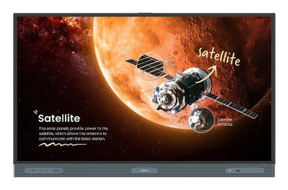 BenQ Board Pro RP6504 interactive whiteboard 165.1 cm (65") 3840 x 2160 pixels Touchscreen Black HDMI