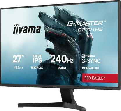 iiyama G-MASTER G2771HS-B1 computer monitor 68.6 cm (27") 1920 x 1080 pixels Full HD Black