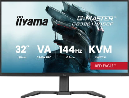 iiyama G-MASTER GB3261UHSCP-B1 computer monitor 80 cm (31.5") 3840 x 2160 pixels 4K Ultra HD LED Black