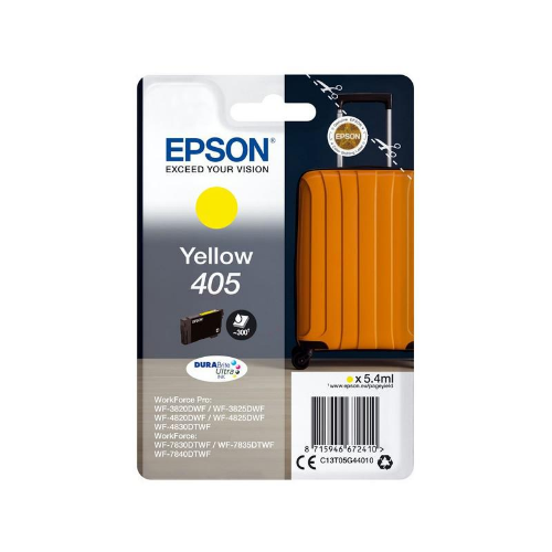 Epson C13T05G44010/405 Ink cartridge yellow, 300 pages 5.4ml for Epson WF-3820/7830