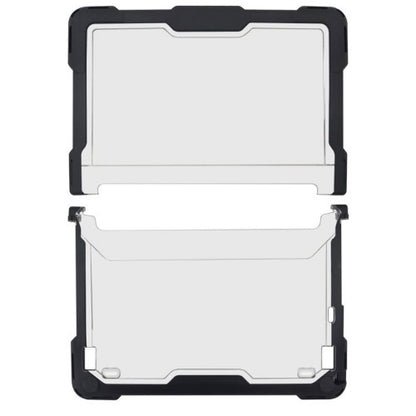 Techair TACHS006 Protective Hard Shell case for Lenovo 100e/100w/300e/300w 4th Gen Chromebook, 11.6 black/clear