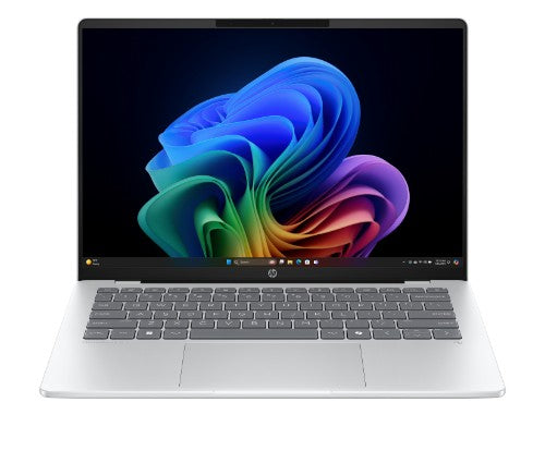 HP OmniBook 5 NGAI OmniBook 5 Next Gen AI 14-he0001na Copilot+ PC Qualcomm Snapdragon X1-26-100 Laptop 35.6 cm (14") 2K 16 GB LPDDR5x-SDRAM 512 GB SSD Wi-Fi 6E (802.11ax) Windows 11 Home Silver