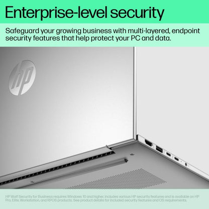 HP ProBook 440 G11 Intel Core Ultra 7 155U Laptop 35.6 cm (14") WUXGA 16 GB DDR5-SDRAM 512 GB SSD Wi-Fi 6E (802.11ax) Windows 11 Pro AI PC Silver