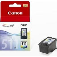 Canon 2972B001/CL-511 Printhead cartridge color, 244 pages ISO/IEC 24711 97 Photos 9ml for Canon Pixma MP 240
