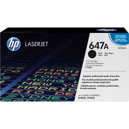 HP CE260A/647A Toner cartridge black, 8.5K pages ISO/IEC 19798 for HP CLJ CM 4540/CP 4025/CP 4520