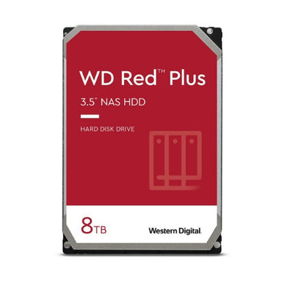 Western Digital Red Plus internal hard drive 8 TB 5640 RPM 256 MB 3.5" Serial ATA III