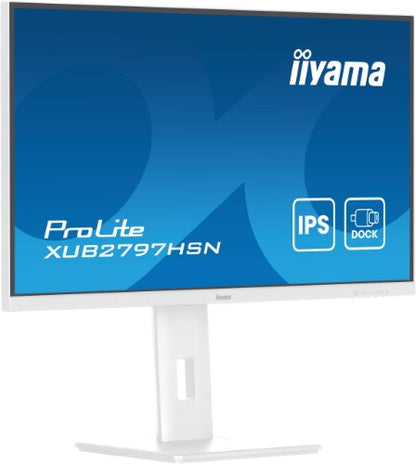 iiyama ProLite XUB2797HSN-W2 computer monitor 68.6 cm (27") 1920 x 1080 pixels Full HD LED White