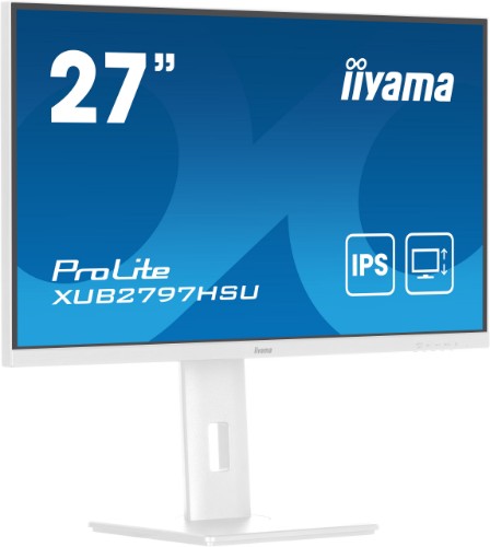 iiyama ProLite XUB2797HSU-W2 computer monitor 68.6 cm (27") 1920 x 1080 pixels Full HD LED White