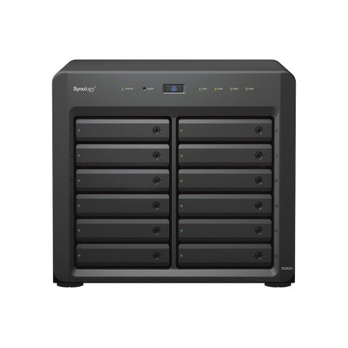 Synology DiskStation DS2422+ NAS Desktop Ryzen Embedded V1500B 4 GB DDR4 192 TB HDD DiskStation Manager Black