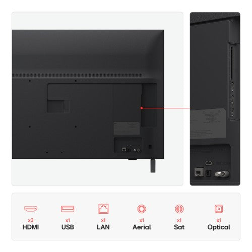 LG 43UA75006LA.AEK TV 109.2 cm (43") 4K Ultra HD Smart TV Wi-Fi Black