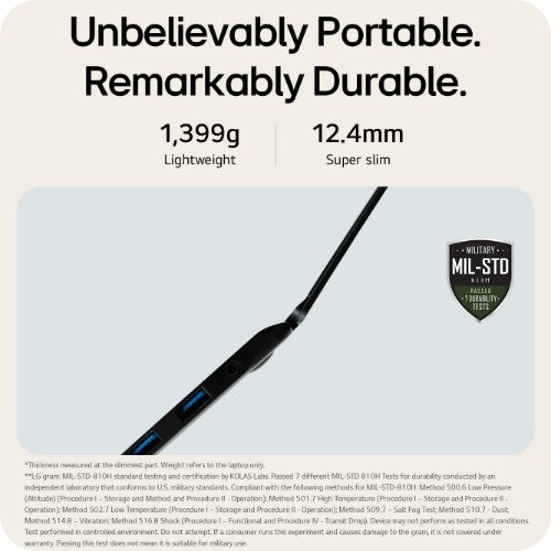 LG Gram Pro 2in1 16T90TP-G 16" Hybrid AI 2-in-1 Laptop - Intel® Core™ Ultra 7 255H, 1TB SSD, 16 GB RAM - Black - [2025]