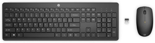 HP 235 WIRELESS MOUSE AND COMBO keyboard Mouse included Office RF Wireless Black